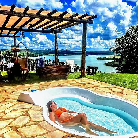 Chale Mirante, Piscina, Cachoeira, Lago E Vista Espetacular Alexania Exterior foto