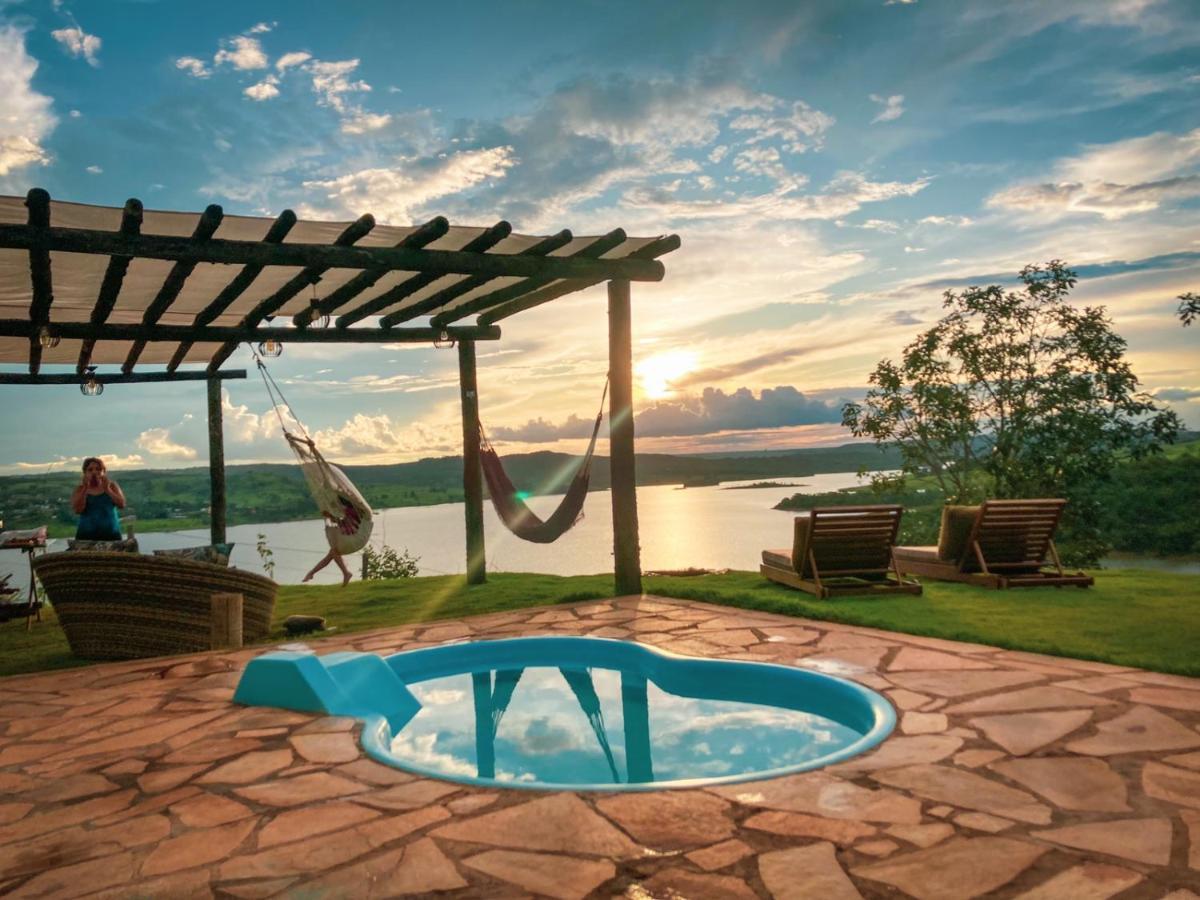 Chale Mirante, Piscina, Cachoeira, Lago E Vista Espetacular Alexania Exterior foto